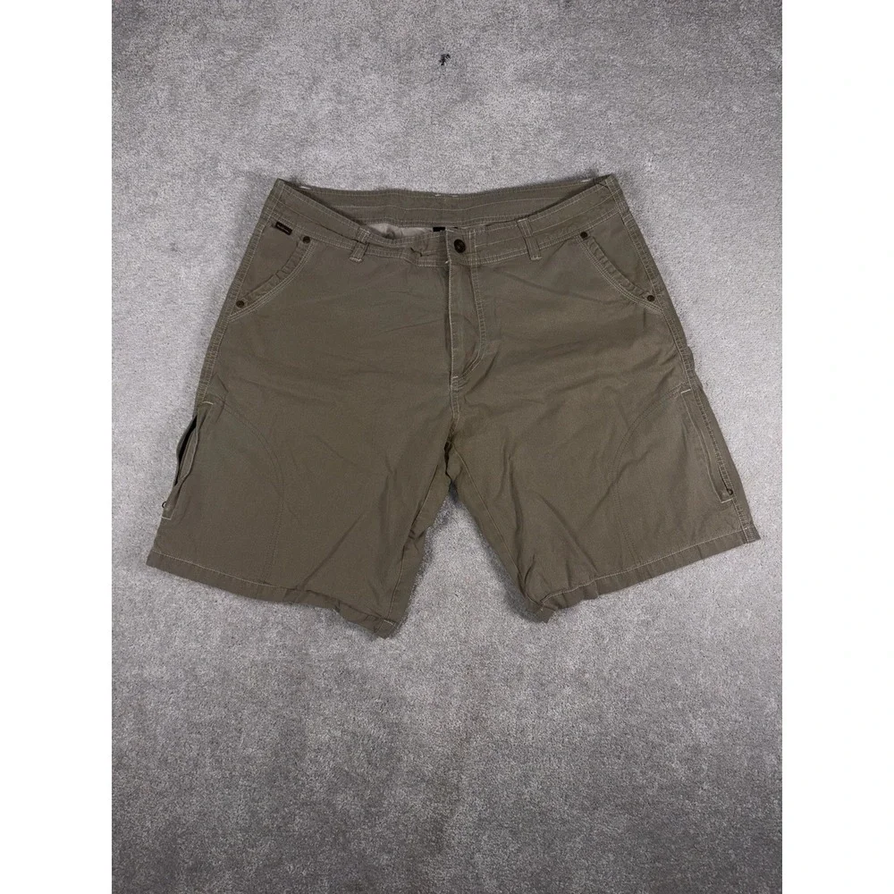 Kuhl Ramblr Shorts‎ Men 38 Vintage Patina Dye Performance Hiking Lightweight